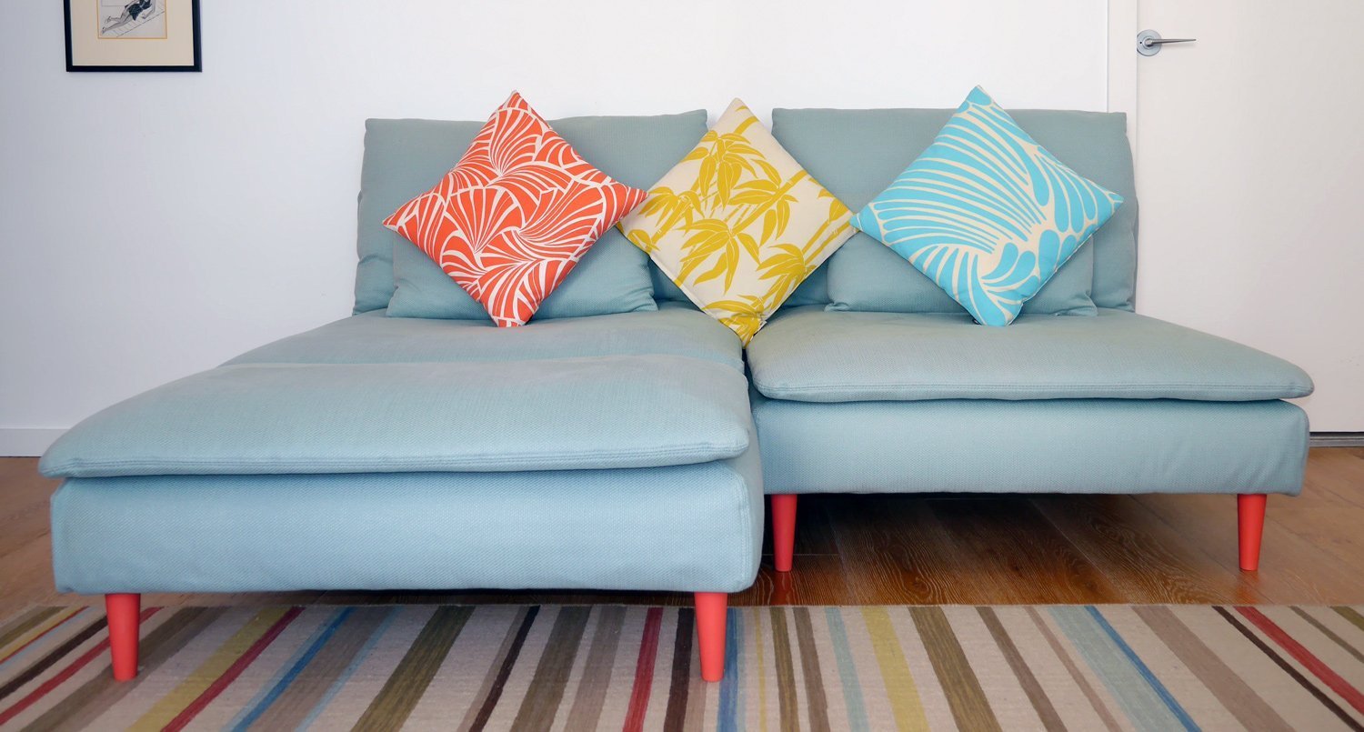 Sofa Freesia Yellow High Quality Abs Legheads M8 Ikea Replacement