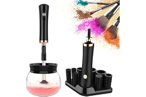 FEIMINI Makeup Brush Cleaner and Dryer Machine - Makeup Brush Spinner - Deeply cleaner for Makeup Brush - Quick Wash and Dry in Seconds