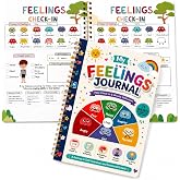 mqajdv Express Your Feelings Journal for Kids, Daily Emotions Check-In | Emotional Awareness &amp; Feelings Check-In Journal for Kids