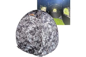 THUNDERBAY Run & Gun Series 1-3 Pereson Pop-Up Ground Blind, Hunting Bilnd for Deer, Turkey Duck Hunting, Bow Hunting