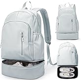 VENATIN Gym Backpack for Women Men, Lightweight Gym Bag with Shoe Compartment, Waterproof Backpack Sports Essentials with Wet Pocket for Fitness Yoga Sports, Blue
