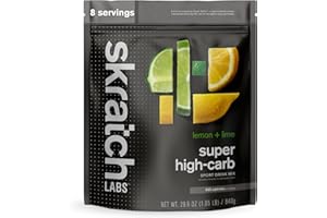 Skratch Labs Super High-Carb Hydration Powder | Carbohydrate Powder with Cluster Dextrin and Electrolytes | Endurance Energy Drink | Lemon - Lime (840 Grams) | Non-GMO, Gluten Free, Vegan, Kosher
