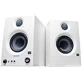 PreSonus Eris 3.5BT Studio Monitors, Pair — 3.5" Inch Powered Speakers, Bookshelf Speakers, Stereo, Desktop Computer, Near Field Music Production, Audio Mixing Recording
