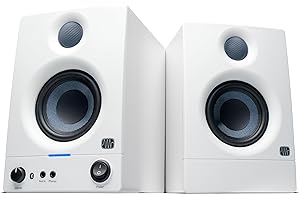 PreSonus Eris 3.5BT Studio Monitors, Pair — 3.5" Inch Powered Speakers, Bookshelf Speakers, Stereo, Desktop Computer, Near Field Music Production, Audio Mixing Recording