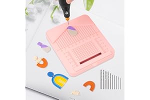 YZGJM Polymer Clay Earring Hole Drill Guide Tool, Clay Earrings Drill Stand with Drill Bit, DIY Clay Tools & Accessories for Precise Drilling of Earrings, Jewelry and Necklace Pendants