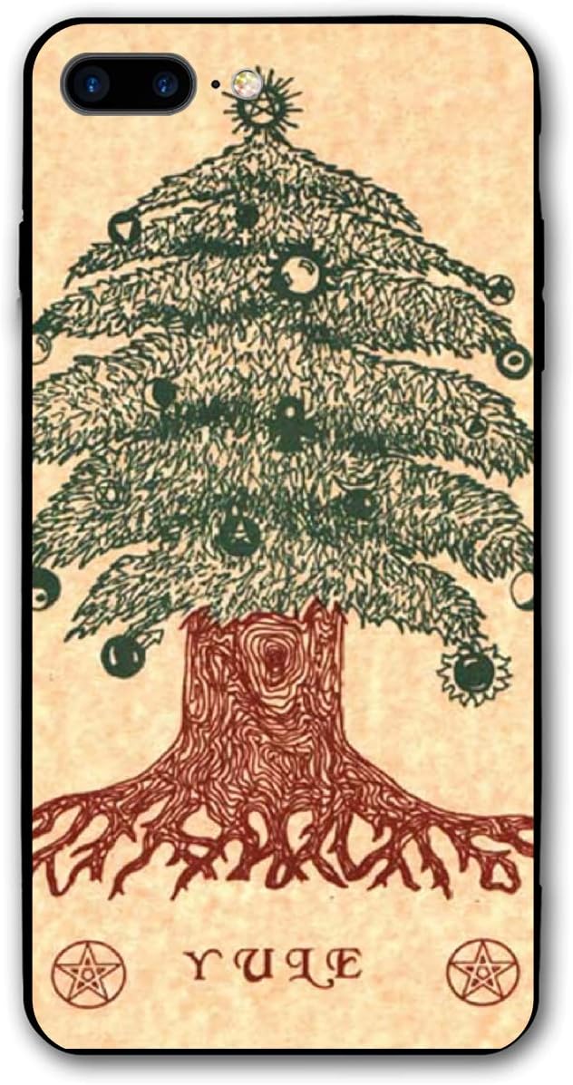 Albero Di Natale Yule.Wiccan Yule Albero Natale Pagano Wicca Stella Pentagramma Iphone 7 8 Plus 7plus 8plus Custodia A Tema Decorativo Accessori Mobile Ultra Sottile Leggero Shell Pattern Stampato Ornamento Decorazioni Amazon It Elettronica