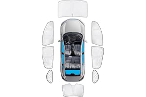 KMF Full Window Sun Shade Custom Fit for Subaru CrossTrek Accessories 2018-2023, Privacy Car Window Covers for Windshield & Rear, UV Block and Blackout for Camping/Baby