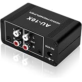 AtNeDcVh Mini Small Stereo Audio preamplifier, Headphone Amplifier, Gain 20dB Phono Turntable Phonograph preamp, Dual op amp NE5532 with RCA 3.5mm Input to RCA 3.5mm Output