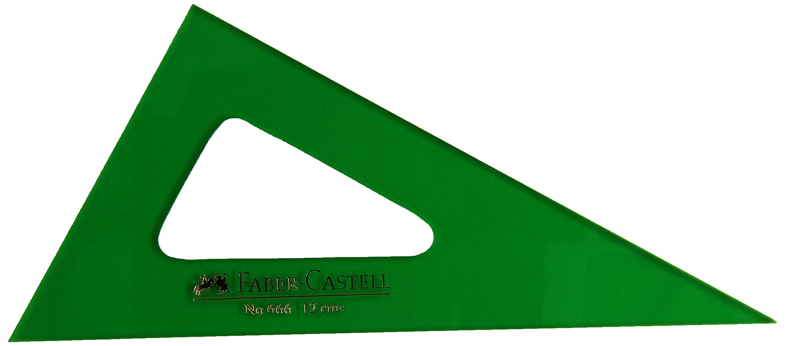 Faber-Castell 666 – Triangle 12 cm, Green