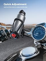 Lamicall Adjustable Bike Water Bottle Holder 48-71 mm Clamp view 3