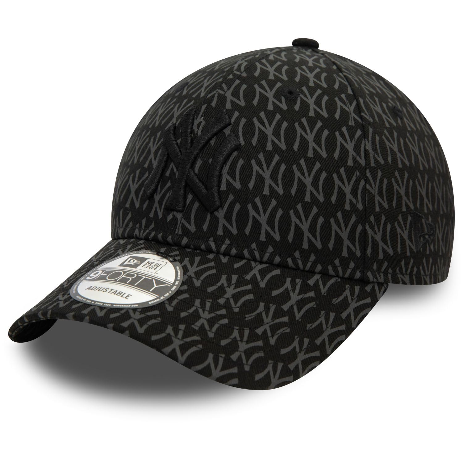 New Era 9Forty Strap Cap - Monogram New York Yankees Black