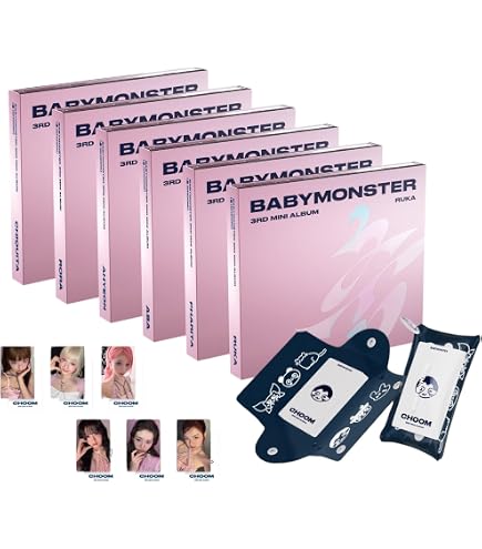 Amazon.com: BABYMONSTER CHOOM [Plush Keyring Ver.] 3rd Mini Album