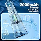 WAFLOO Water Flosser Cordless 8 Tips 4 Modes 300ML Tank IPX7 Travel view 6