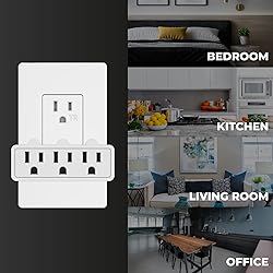 Tania Wiring Devices UL Listed 3-Outlet Grounded
