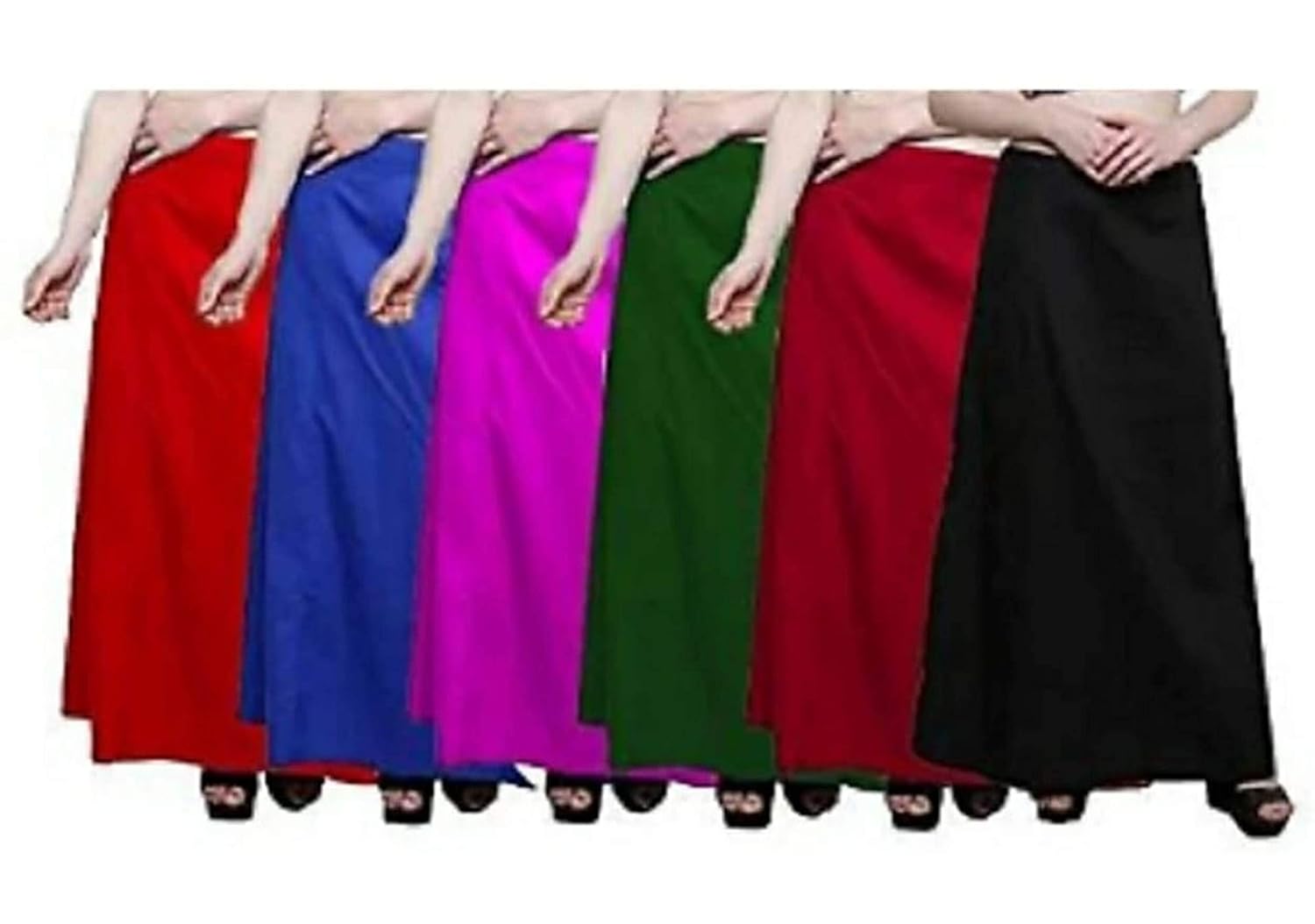 Buy Vidhata Fabrics Women's Cotton Inskirt Petticoat Petticoats Combo