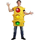 Adult Traffic Light Costume Tunic for Men and Women | Funny Halloween Party Outfit for Costume Events or Parades