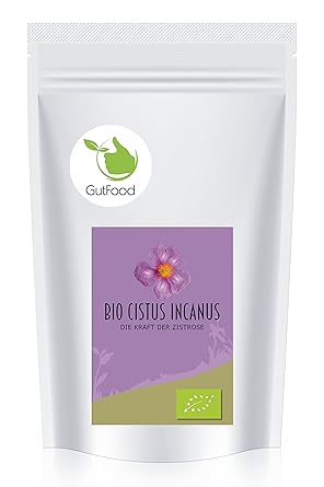 Golderner Zweig naturreines BIO Cistus Incanus geschnitten, 1000 g