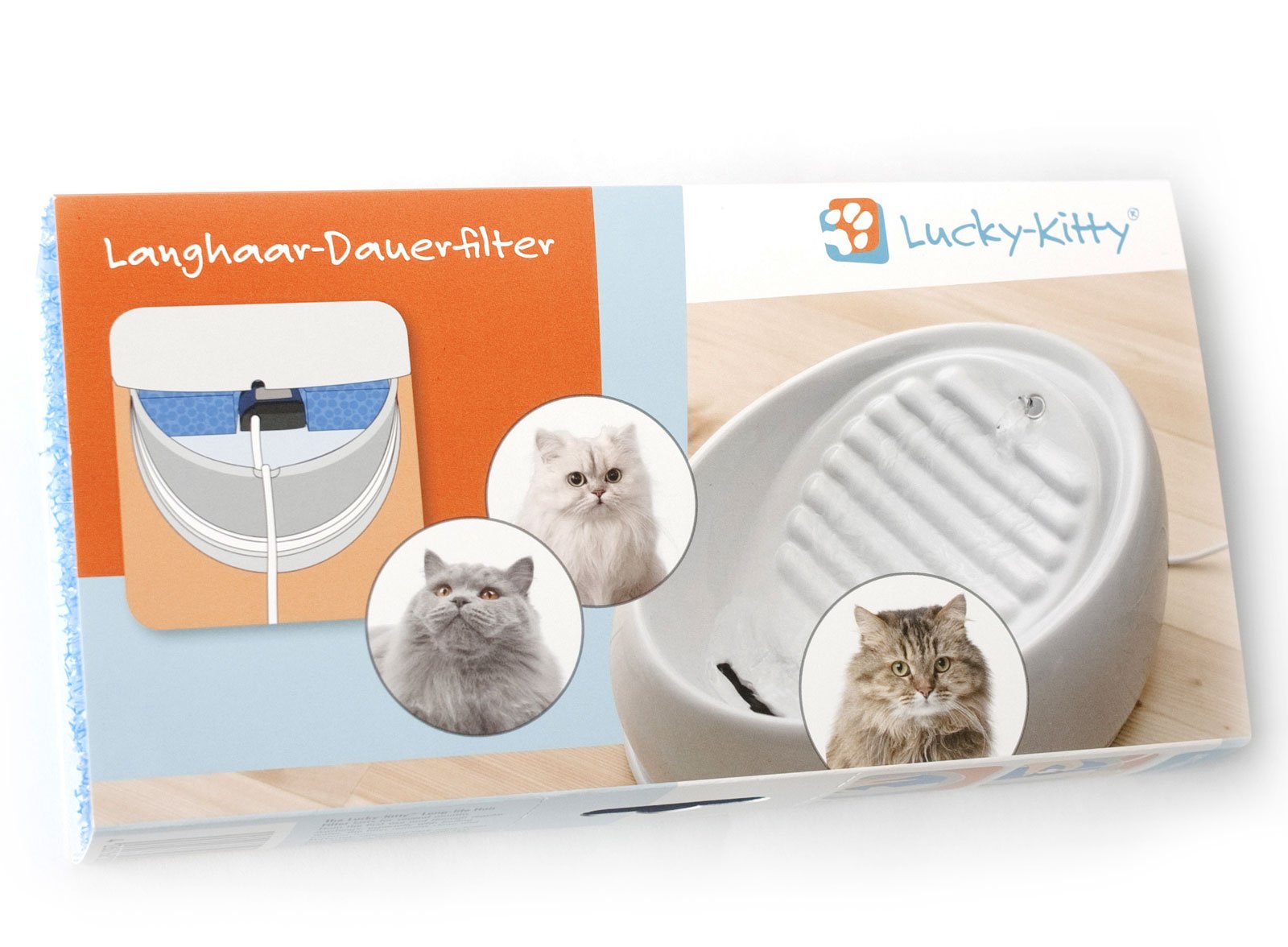 New Lucky-Kitty long hair permanent filter