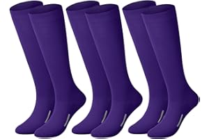 Haysandy 3 Pairs Baseball Socks Bulk Softball Sock Youth High Long Tube Soccer Football Team Boys Girls Adults Sport Sock