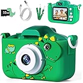 Kids Camera Toys for 3-12 Year Old Boys Girls,Toddler Camera 1080P Birthday Christmas Gifts for Grandkids,Toys for 4 5 6 7 8 9 10 11 Year Old Kids with 32G SD Card