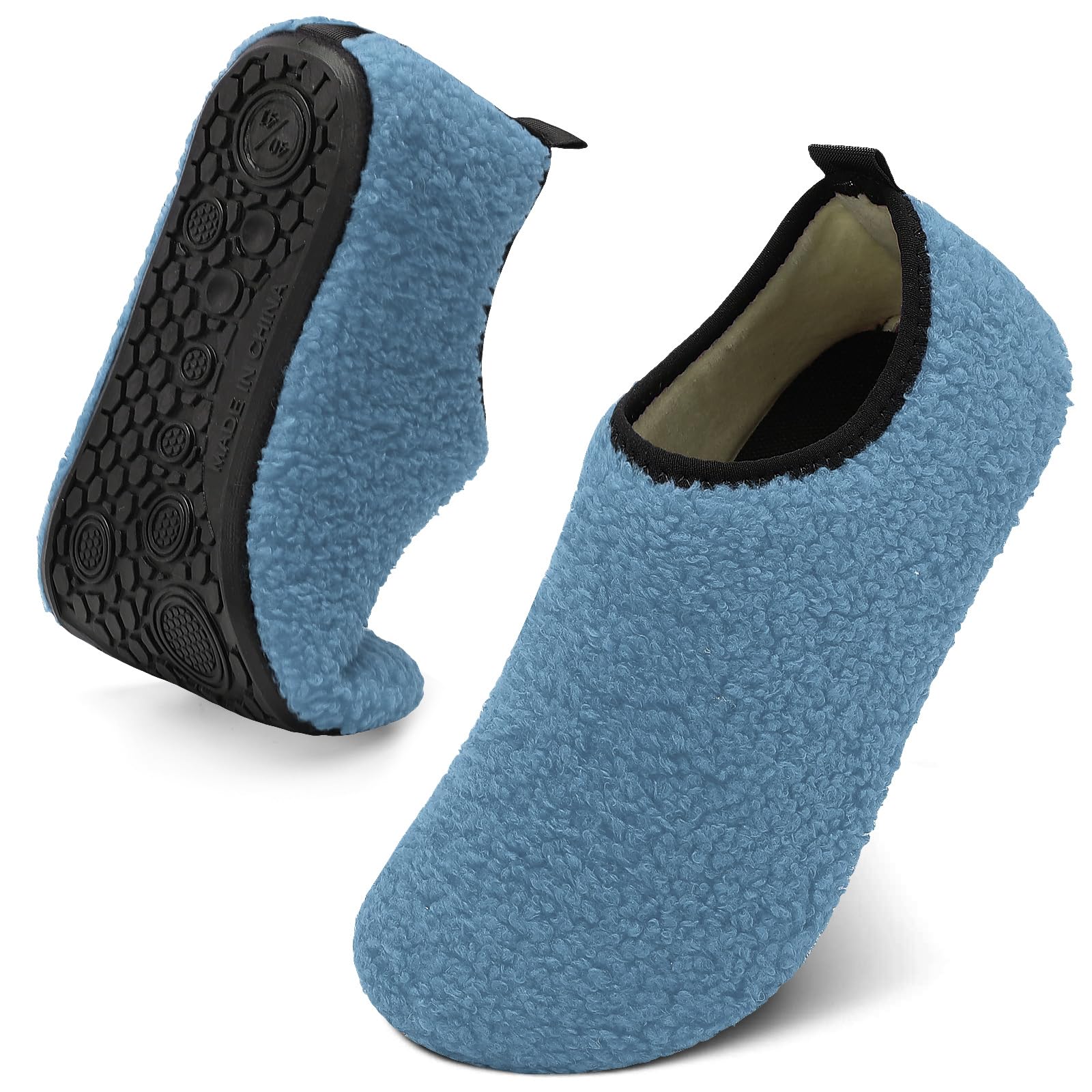 QFH Cozy Bedroom Slippers - Unisex Adult Winter