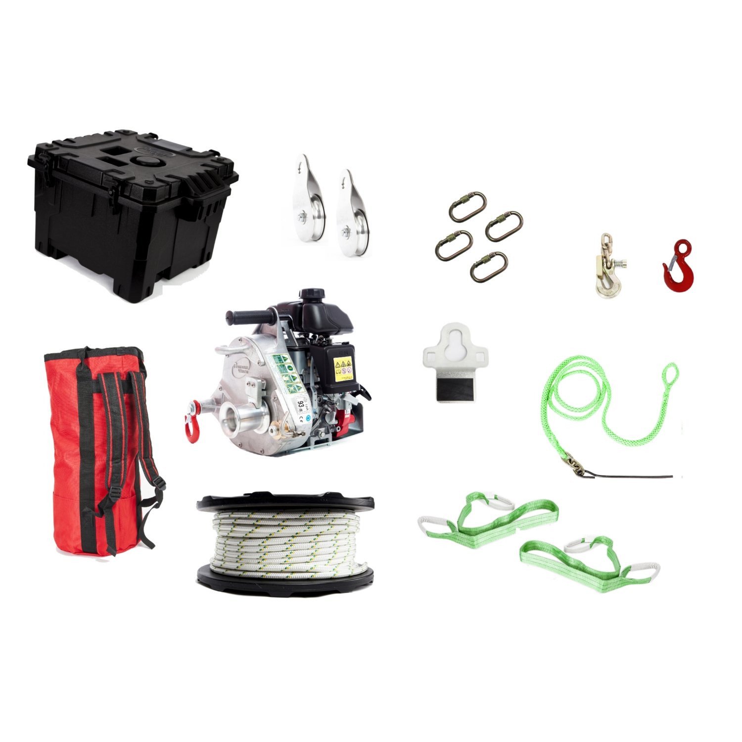 Portable Capstan Winch Hunting Kit, Model PCW5000HK