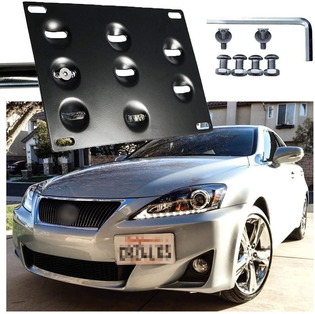 Best no drill license plate bracket lexus