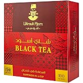 Ukrouk Ajam Pure Ceylon Black Tea Bags, 100 Count - Unflavored, Halal | Caffeinated classic black tea from Sri Lanka, light and malty. 100 single-serve bags, unflavored, for everyday brewing.