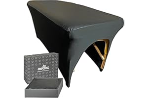 XOLLOZ Lash Bed Cover – Wipeable Artificial Leather Spa Bed Topper, Fitted Massage Table Cover, Waterproof Lash Bed Mattress Topper for Spa Salon