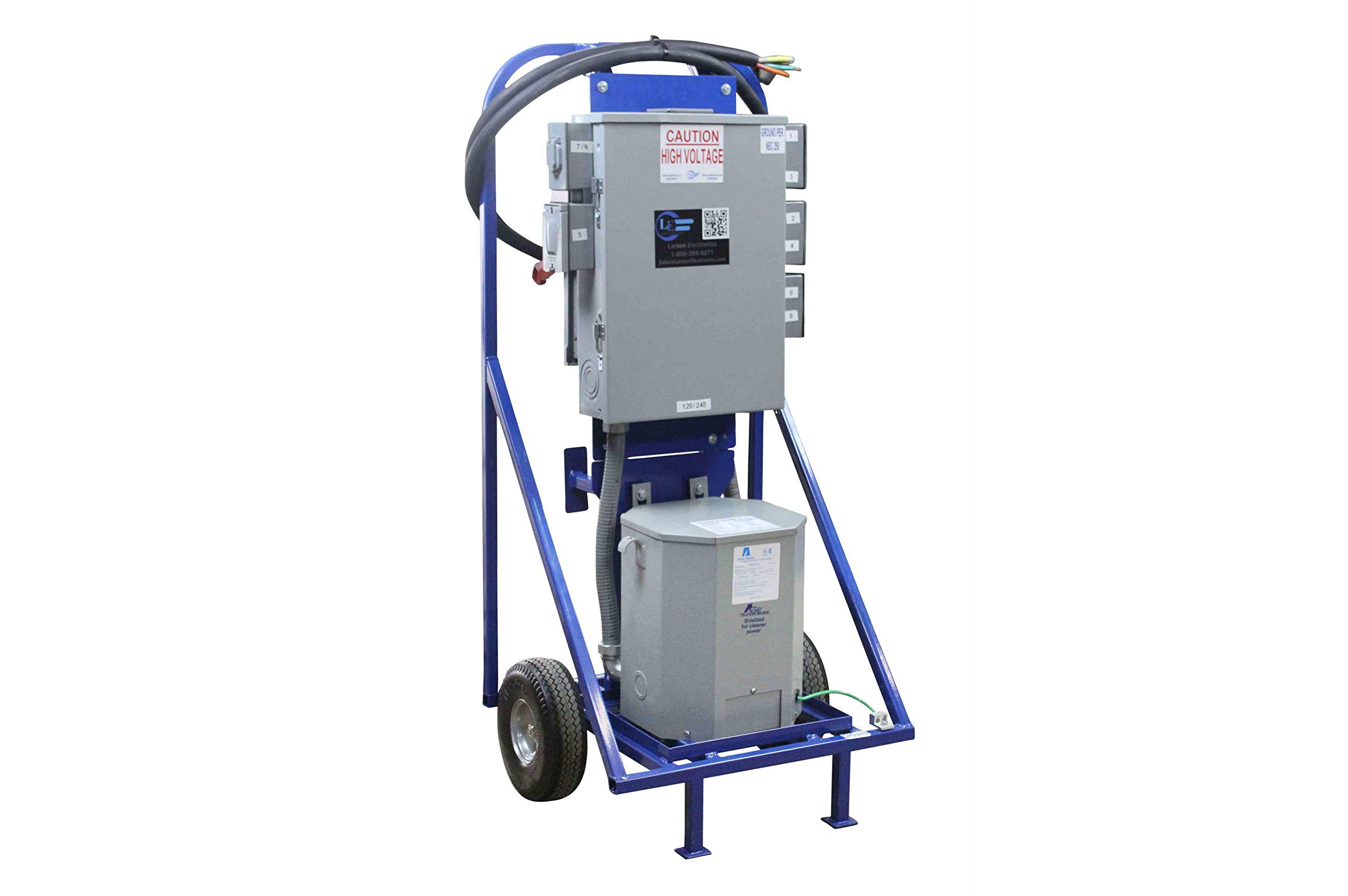 25KVA Temporary Power Distribution - 480 Volt - (1) 240V 30A & (4) 120V GFCI Outlets