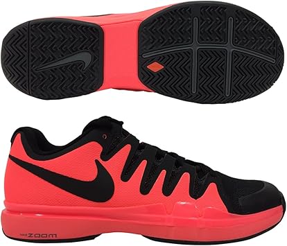 Amazon Nike ナイキ ロジャー フェデラーモデル テニスシューズ オールコート用 26 5cm Zoom Vapor 9 5 Tour ズーム ヴェイパー 9 5 ツアー ホットラバ メタリックダークグレー 国内正規品 ナイキ Nike スポーツ アウトドア