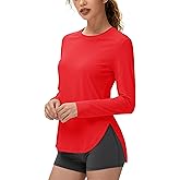 Cavva Women's Sunshirts Moisture Wicking Workout Top Quick Dry Long Sleeve Shirts Swim Running Athletic UPF 80+ UV Tee