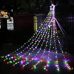 Christmas Decorations Star String Lights,320 LED