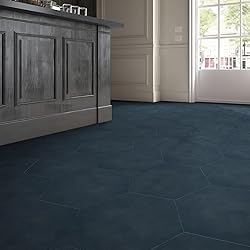 Alwayspon 24Pcs Hexagon LVT Flooring Peel and Stick