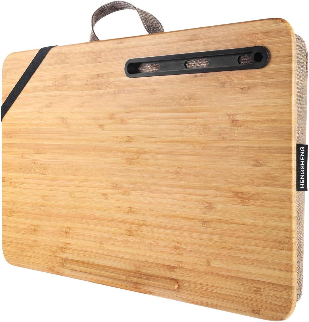 Home Office Lap Deskwishacc Portable Bamboo Laptop Lap Desk