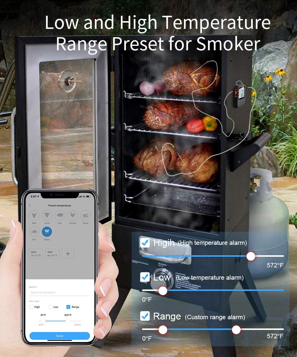 Digital Meat Thermometer with Dual IPX7 Waterproof Probes Govee