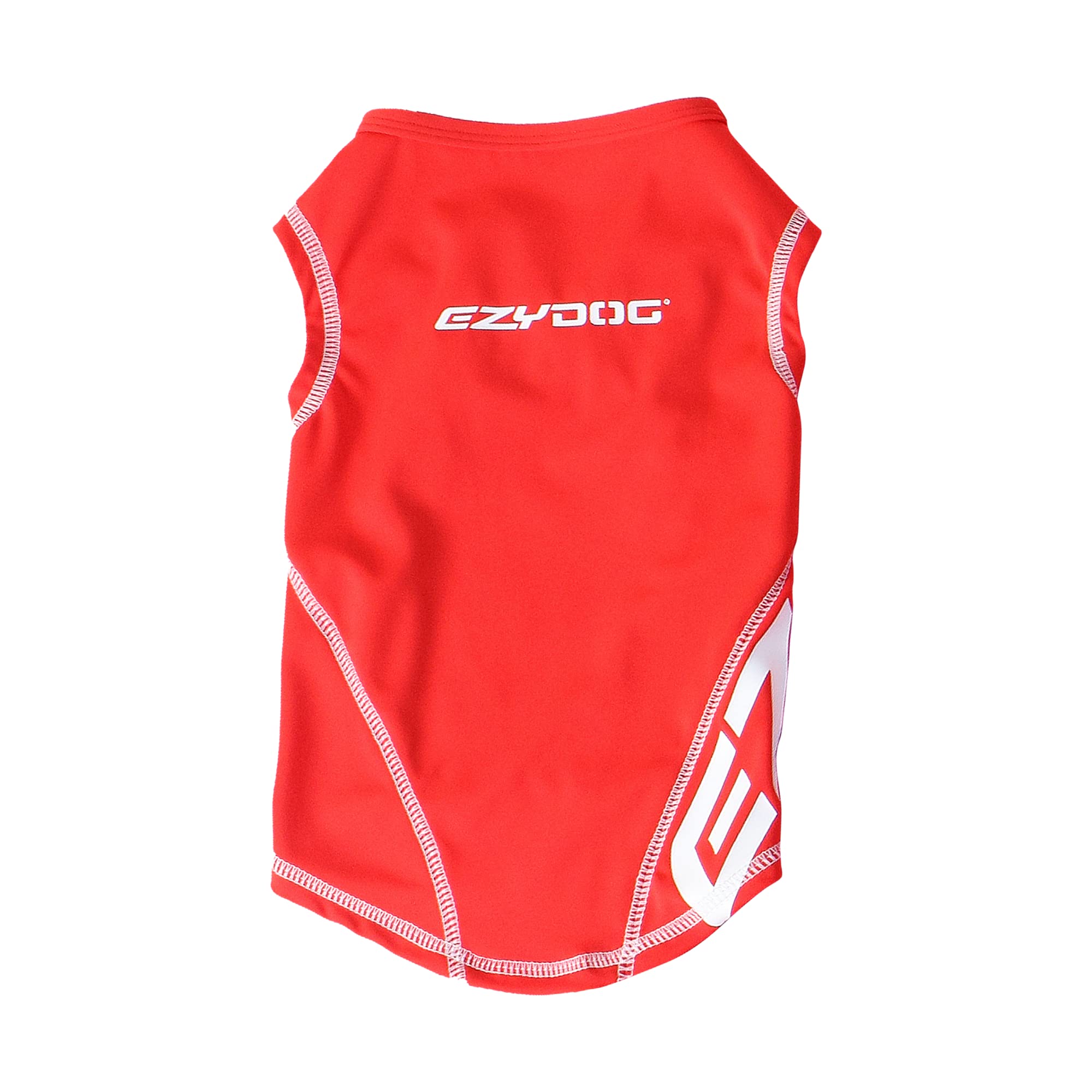 EZYDOG Rashie Dog Weather Vest | Cooling Vest, 50+ UV Protection, Lightweight, Spring, Summer, Fast Drying, Stretch-to-Fit, Odour Resistant, High Visibility (Red, XL)