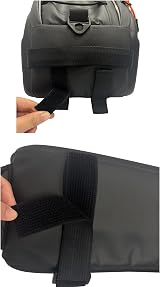 HOMPER Waterproof Bike Rack Pannier Bag 9L EVA Hard Shell Reflective Black view 7