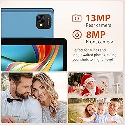 POWMUS 2024 Android Tablet, 10.1 inch Tablet with