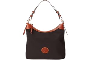 Dooney & Bourke Women's Large Erica Shoulder Bag in Nylon, with Adjustable and Detachable Shoulder Strap