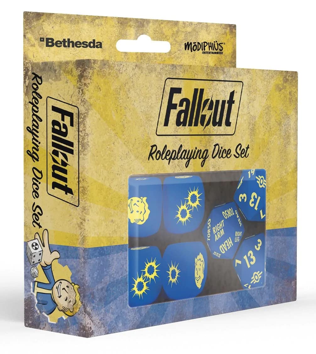 Modiphius Fallout: The Roleplaying Game Dice Set,Various