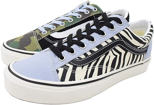 Amazon バンズ スニーカー メンズ スタイル 36 Zebra Camo ミスマッチ 28cm Us10 Vans バンズ スニーカー