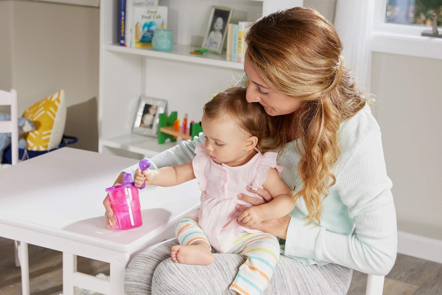 The First Years Take & Toss Spill-Proof Sippy Cups, 10 Ounce, 4 Count : Sippy Cups : Baby