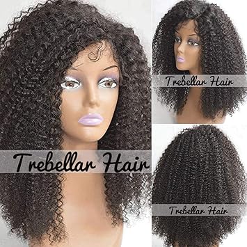 Amazon Com Trebellar Brazilian Virgin Human Hair Full Lace Wigs