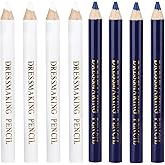 8pcs Fabric Markers for Sewing, Water Soluble Sewing Fabric Pencils with Tip Caps Tailors Chalk Tracing Tools for Quilting Ta