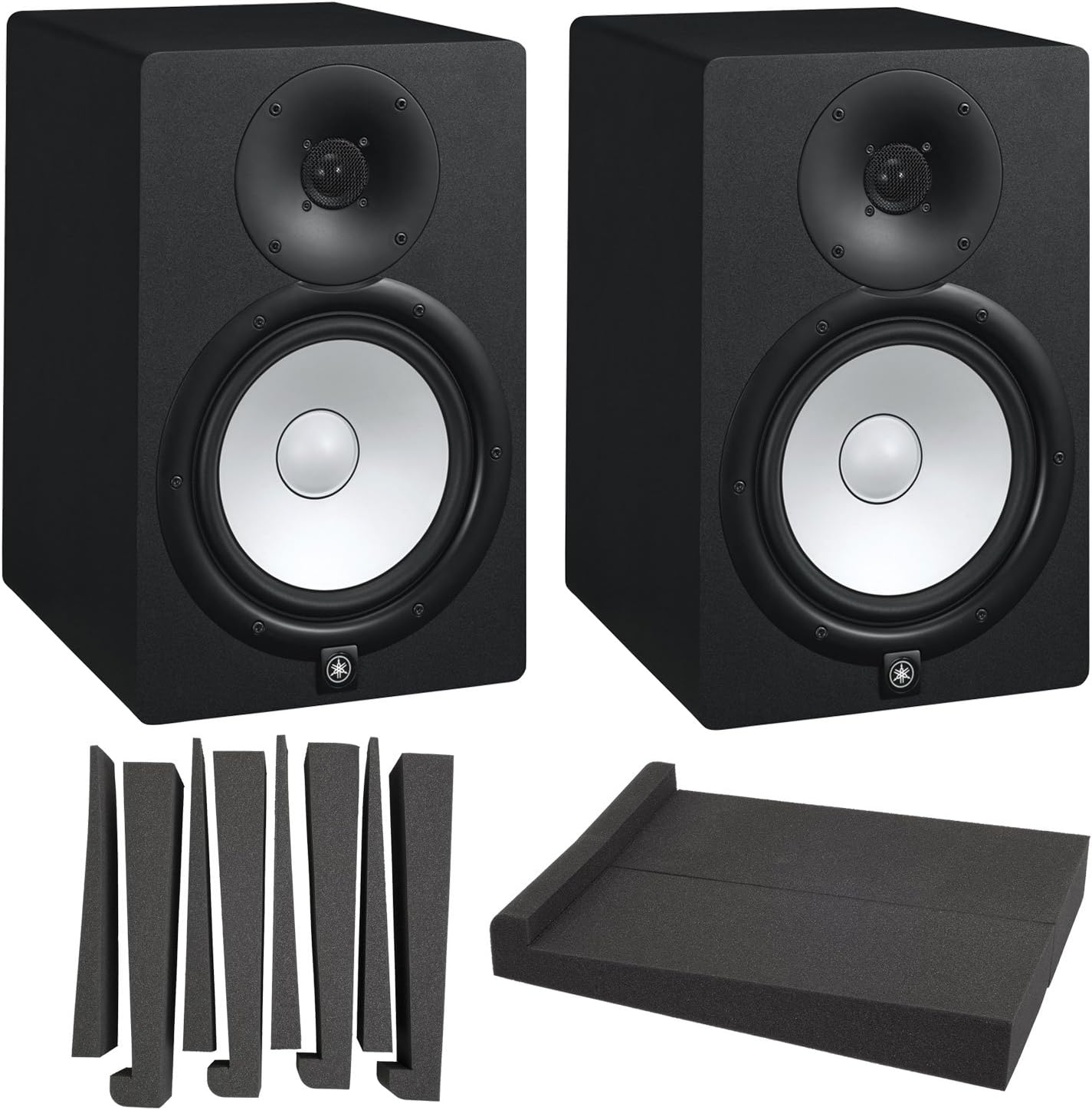 2 Yamaha HS5 70w 2Way Powered Studio Moniter with LyxPro