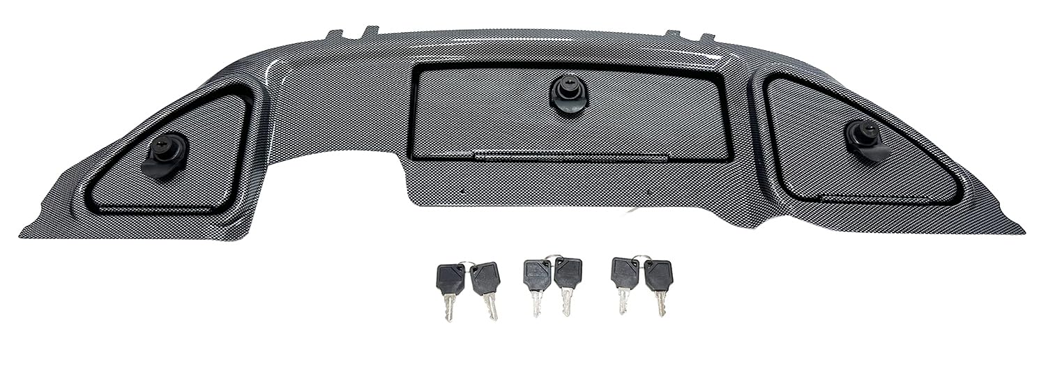 Photo 1 of Dr.Acces Golf Cart Dashboard with Locks for Club Car Precedent 2004-2008.5 Golf Cart Models-Carbon Fiber Finish