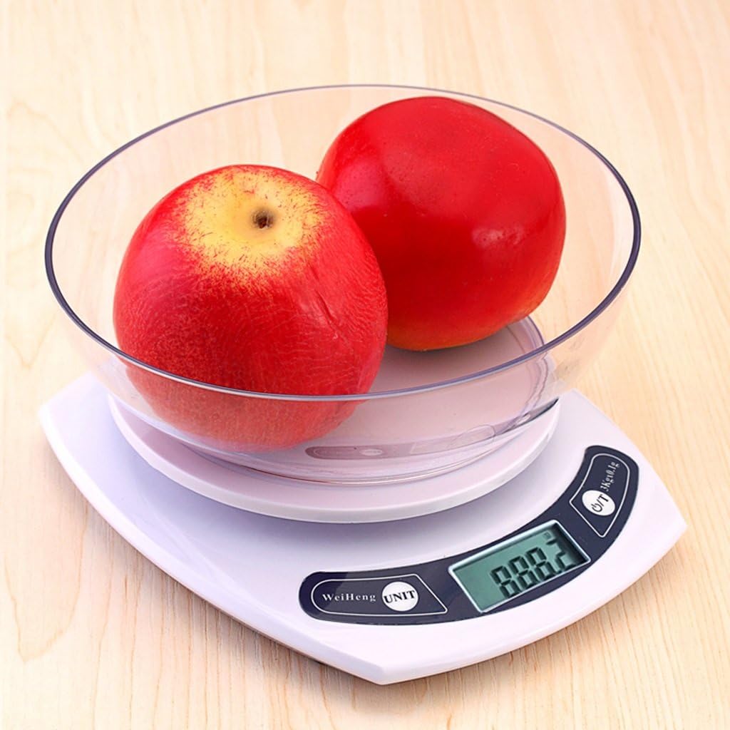 Kitchen Scale DWW Digital precision food baking with LCD Display Slim Design for Home Electronic Cooking Food Scale