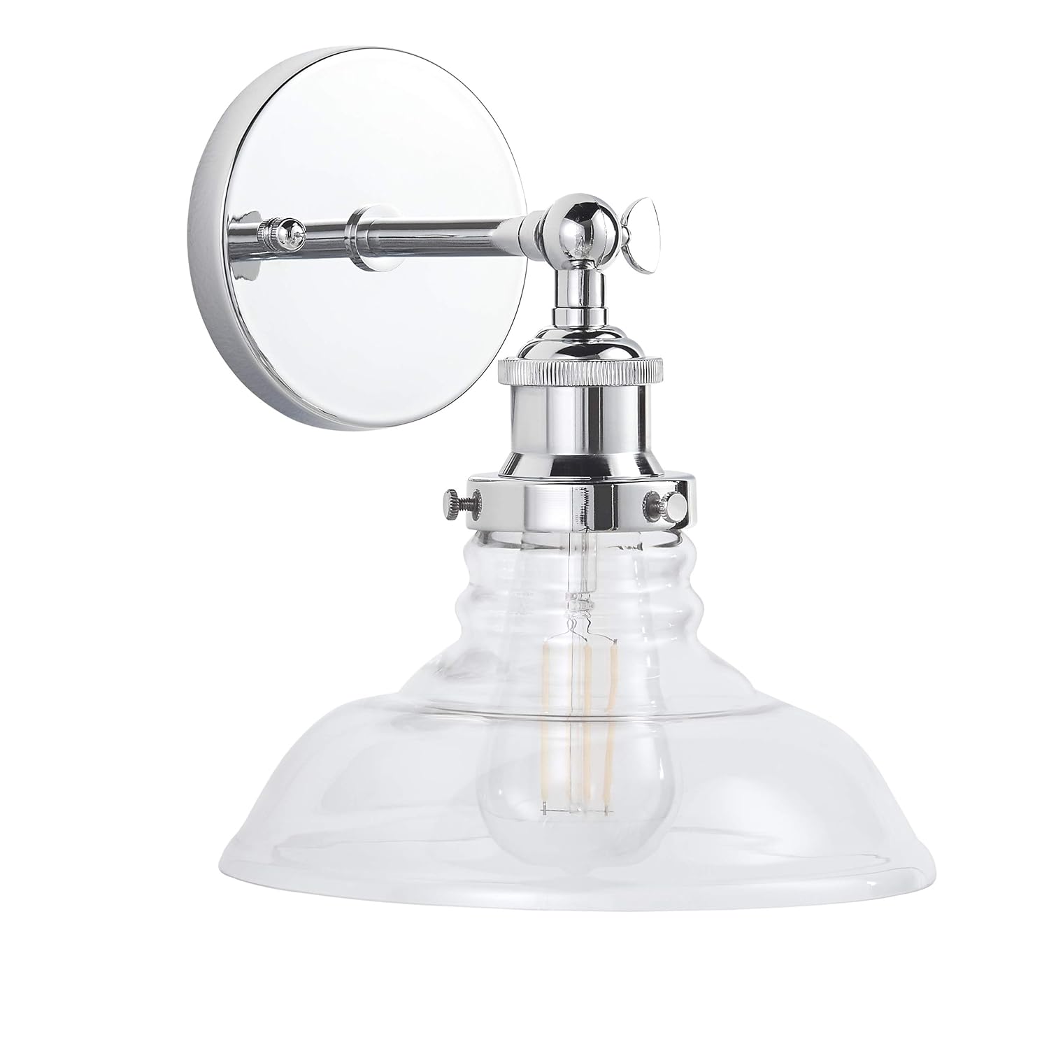 Best Bathroom Vanity Lighting Polished Chrome With Edison Bulbs
