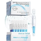 WNP Hyaluronic Acid Serum 3% for Face with 4D Multi-Layer Hydration | Ultra Hydrating Anti-Aging Serum | Moisturizer for Dry & Sensitive Skin | Pre-Makeup Skincare | Single-Use Vials 30PCS